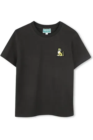 Kenzo Dětské bavlněné tričko barva, s potiskem, K61138