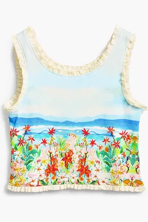 Desigual Dětský top barva, 25SGTK06