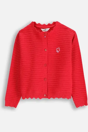 COCCODRILLO Dětský svetr barva, lehký, MAXITROPIC GIRL KIDS