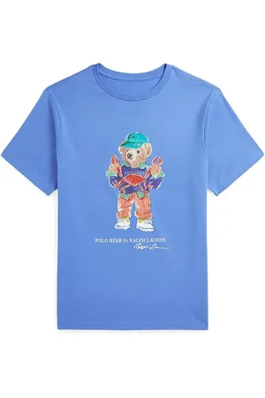 Ralph Lauren Dětské bavlněné tričko barva, s potiskem, 323973136001