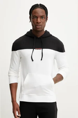 HUGO BOSS Mikina pánská, barva, s kapucí, vzorovaná, 50532301