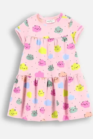 COCCODRILLO Kojenecké šaty barva, mini, áčková, DREAM DIARIES GIRL NEWBORN