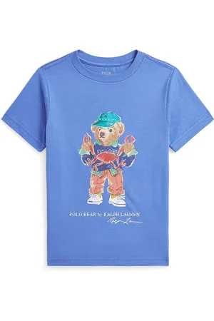 Ralph Lauren Dětské bavlněné tričko barva, s potiskem, 322973136001