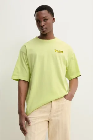 Vans Bavlněné tričko barva, s potiskem, VN000NWGCLH1