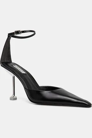 Naked Wolfe Kožené lodičky Valerie barva, Valerie Box Leather Black