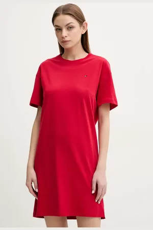 Tommy Hilfiger Bavlněná noční košile dámská, barva, UW0UW05767