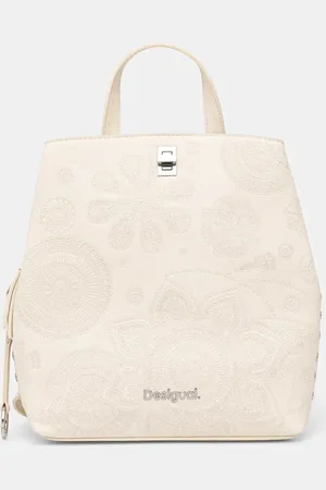 Desigual Batoh DEJAVU SUMY MINI ECRU dámský, barva, malý, s aplikací, 25SAKP28