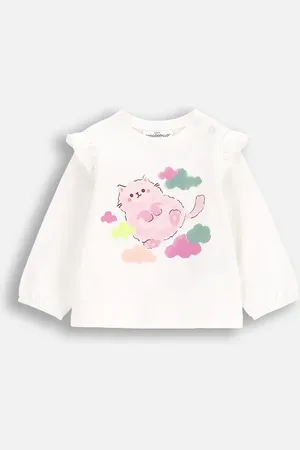 COCCODRILLO Kojenecké tričko s dlouhým rukávem barva, DREAM DIARIES GIRL NEWBORN