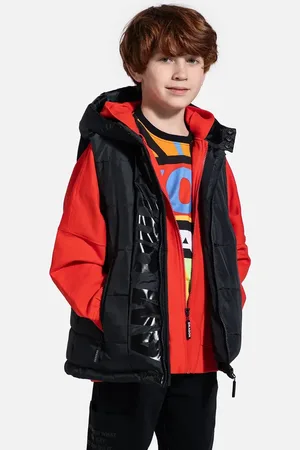 COCCODRILLO Dětská vesta barva, OUTERWEAR BOY JUNIOR