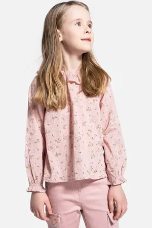 COCCODRILLO Dětská bavlněná halenka barva, vzorovaná, DREAM DIARIES GIRL KIDS