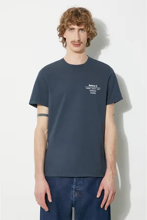 Barbour Bavlněné tričko Hickling Tee barva, s potiskem, MTS1269