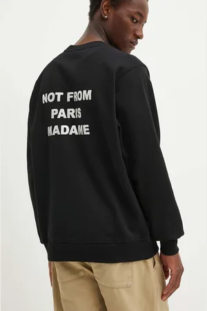 Drôle de Monsieur Bavlněná mikina Le Sweatshirt Slogan pánská, barva, s potiskem, PERM.SW149.CO127