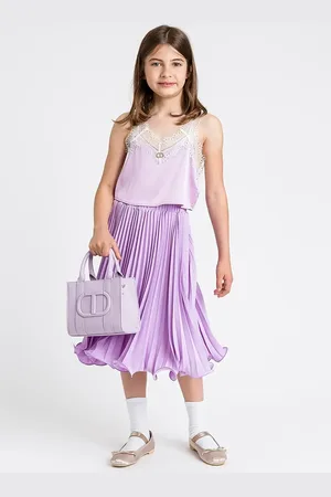 Twin-Set Dětská halenka barva, hladká, 251GJ2454