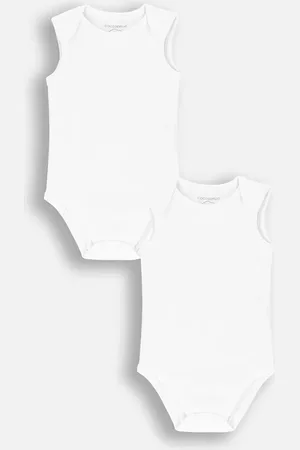 COCCODRILLO Bavlněné kojenecké body 2-pack Basic Unisex