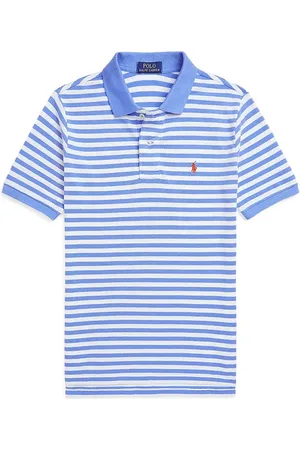 Ralph Lauren Dětská bavlněná polokošile barva, 323964150001