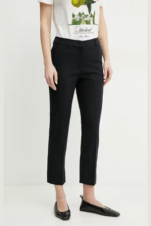 Max Mara Kalhoty dámské, barva, přiléhavé, medium waist, 2515131021600