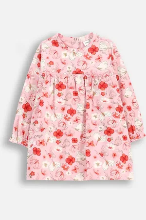 COCCODRILLO Kojenecké šaty barva, mini, áčková, NOSTALGIC MEADOW GIRL NEWBORN