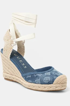 Guess Espadrilky CYRENA barva, na klínku, FLJCYR DEN04
