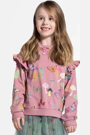 COCCODRILLO Dětská mikina barva, vzorovaná, DREAM DIARIES GIRL KIDS