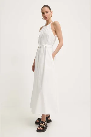 Max Mara Bavlněné šaty barva, maxi, 2415221202600