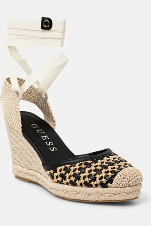 Guess Espadrilky CYRENAM barva, na klínku, FLJNAM FAB04