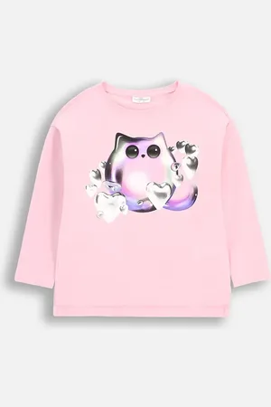 COCCODRILLO Dětské tričko s dlouhým rukávem barva, COSMIC GIRL KIDS