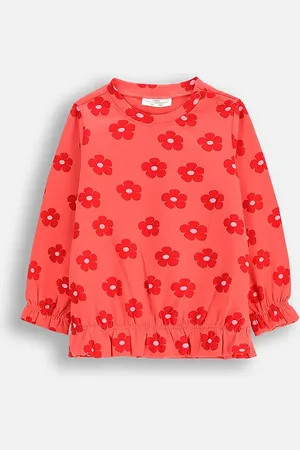 COCCODRILLO Dětské tričko s dlouhým rukávem barva, NOSTALGIC MEADOW GIRL NEWBORN