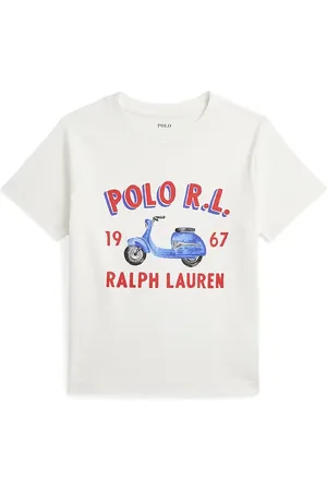 Ralph Lauren Dětské bavlněné tričko barva, s potiskem, 322965889001