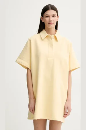 Stand Studio Bavlněné šaty Kennedi barva, mini, oversize, 66457-8505