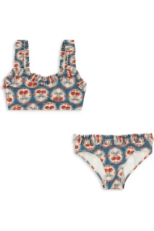 Konges Sløjd Dvoudílné dětské plavky MAYA BIKINI GRS barva, KS102678