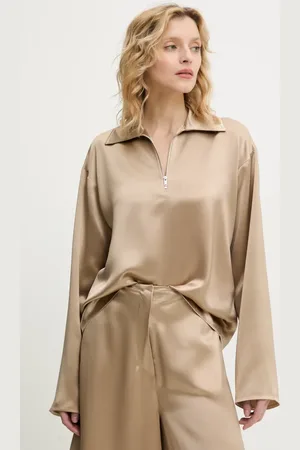 Nanushka Halenka MENCIA dámská, barva, hladká, NW25RSTP02272