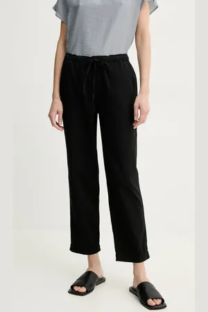 Marc O’ Polo Kalhoty s příměsí lnu barva, medium waist, 503134010073