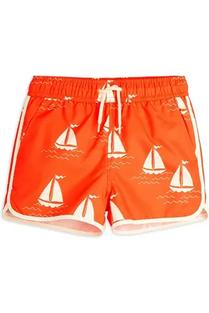 Mini Rodini Dětské plavkové šortky Sailing boats barva, 2528011342