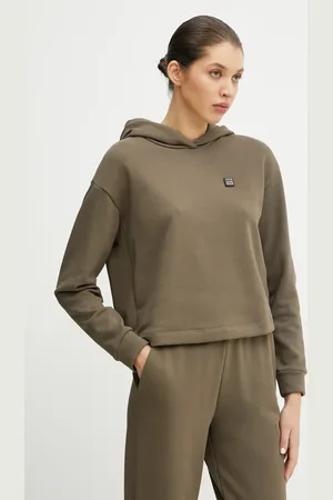 Armani Exchange Mikina dámská, barva, s kapucí, hladká, XW000087 AF10172