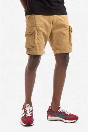 Alpha Industries Bavlněné šortky Crew Short barva, 176203.14-cream