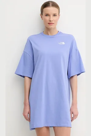 The North Face Šaty Essential barva, mini, oversize, NF0A87NF0YI1