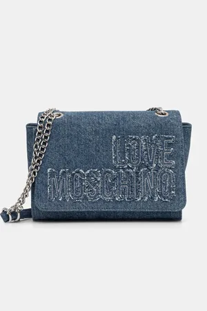 Moschino Džínová taška barva, JC4245PP0MKM0750