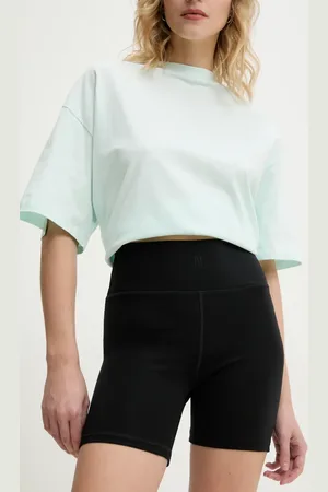 By Malene Birger Kraťasy SIOLA dámské, barva, hladké, high waist, 102371