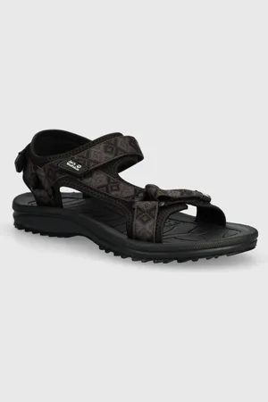 Jack Wolfskin Sandály Wave Breaker dámské, černá barva