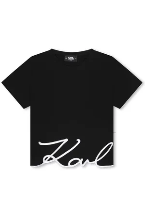 Karl Lagerfeld Dětské bavlněné tričko barva, Z30212