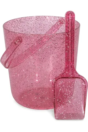 Konges Sløjd Sada hraček do písku BEACH BUCKET AND SHOVEL GLITTER KS102458