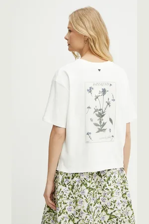 Max Mara Bavlněné tričko barva, 2515941052600