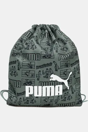 PUMA Dětský batoh PHASE AOP Small Gym Sack růžová barva, vzorovaný, 091325