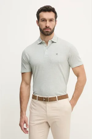 Hackett Bavlněné polo tričko barva, HM563422