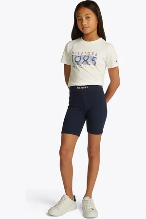 Tommy Hilfiger Dětské kraťasy tmavomodrá barva, hladké, KG0KG08458