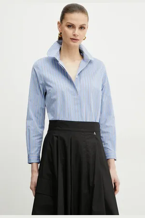 Patou Bavlněná košile barva, relaxed, s klasickým límcem, BL0390190