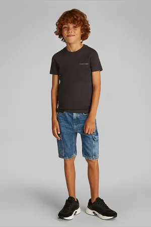 Calvin Klein Dětské bavlněné tričko barva, s potiskem, IB0IB02454