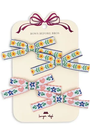 Konges Sløjd Dětské sponky 4 PACK MINI BOW HAIR CLIPS 4-pack KS102797