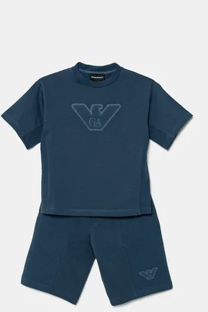 Emporio Armani Dětská bavlněná souprava barva, EB000143 AF13304