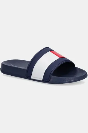 Tommy Hilfiger Pantofle tmavomodrá barva, T3X0-33915